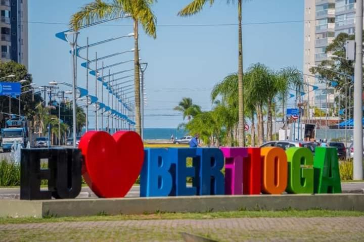 Appartamento Apto Frente Ao Mar Bertioga Esterno foto